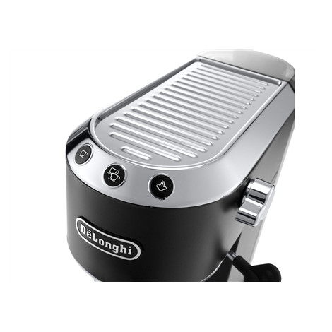 Delonghi | Dedica Pump Espresso | EC685.BK | Pump pressure 15 bar | Built-in milk frother | Semi-automatic | 1300 W | Black/Stai