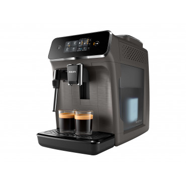 Philips | Espresso Coffee Maker | EP2224/10 | Pump pressure 15 bar | Built-in milk frother | Fully automatic | Kashmir Gray