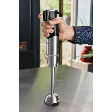 TEFAL | Blender | Infinity Force Pro 5in1 HB95LD38 | Hand Blender | 1200 W | Number of speeds Variable | Black/Stainless steel