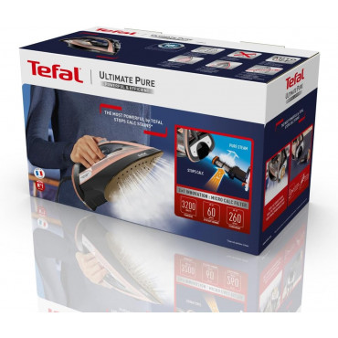 TEFAL | Steam Iron | FV9845 | Steam Iron | 3200 W | Water tank capacity 350 ml | Continuous steam 60 g/min | Black/Rose Gold