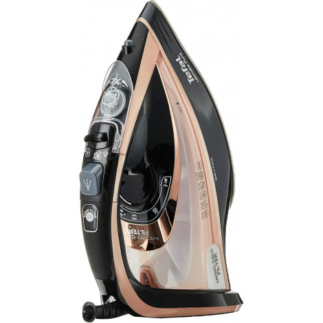 TEFAL | Steam Iron | FV9845 | Steam Iron | 3200 W | Water tank capacity 350 ml | Continuous steam 60 g/min | Black/Rose Gold
