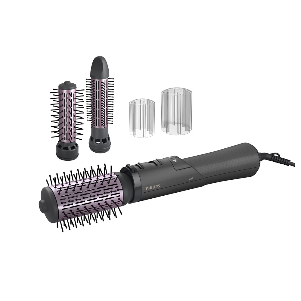 Philips Hot Air Styler | BHA715/00 7000 Series | Ion conditioning | Number of heating levels 3 | 1000 W | Dark charcoal gray/Lig