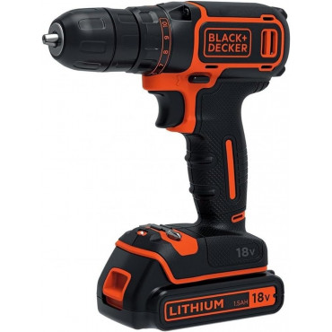 BLACK & DECKER Cordless Drill | BDCDC18B-QW | 18 V | 2x 1.5 Ah | Li-Ion