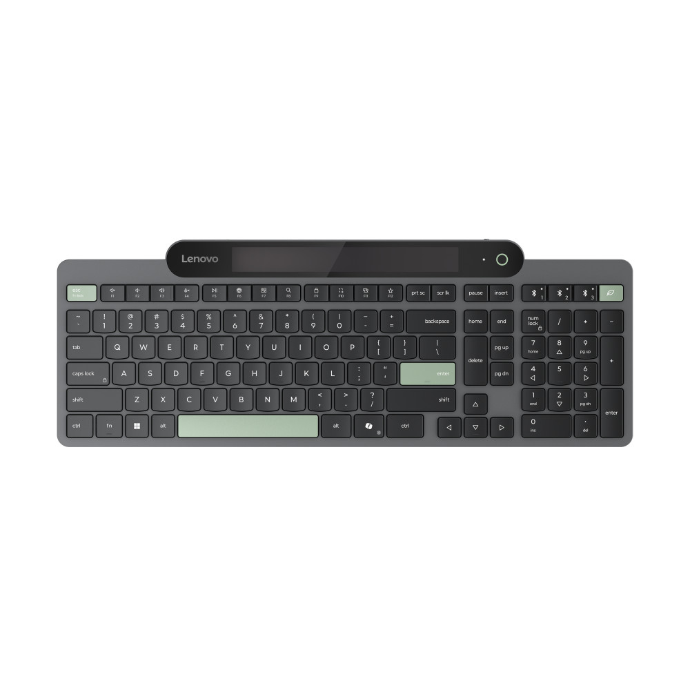 Lenovo | Self-Charging | Keyboard | Bluetooth | Estonian | Black