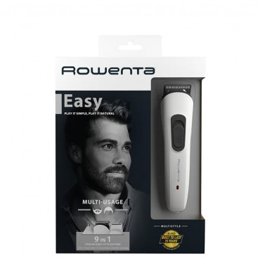 Rowenta TN8961F4 Multistyle 9 in 1 Grooming Kit, White | Rowenta