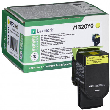 Lexmark Toner 71B20Y0 Yellow