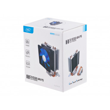 Deepcool "Ice Edge Mini FS" universal cooler, 2 heatpipes, Intel LGA1700/1200/1151/1150/1155 and AMD AM5/AM4 | Universal | Deepc