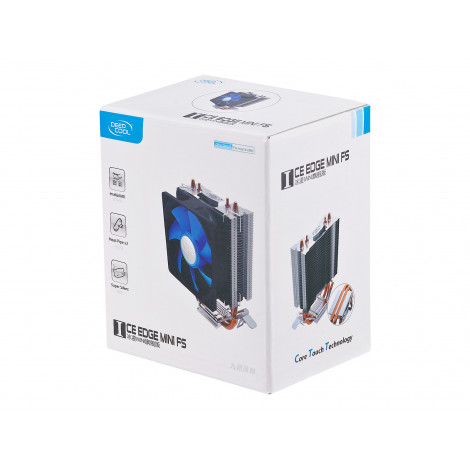 Deepcool "Ice Edge Mini FS" universal cooler, 2 heatpipes, Intel LGA1700/1200/1151/1150/1155 and AMD AM5/AM4 | Universal | Deepc