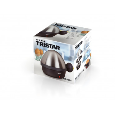 Tristar Egg Boiler EK-3076 Black, Stainless Steel Lid Eggs capacity 7