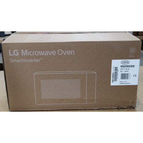 SALE OUT. | LG | Microwave Oven | MS23NECBW | Free standing | 23 L | 1000 W | White | DAMAGED PACKAGING