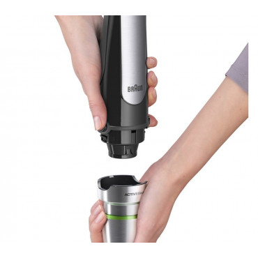 Braun | Hand Blender | MQ7000X MultiQuick Immersion | Hand Blender | 1000 W | Black/Stainless Steel