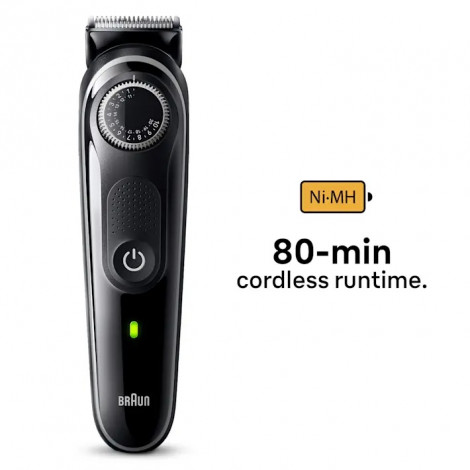 Braun Beard Trimmer | BT3440 Series 3 | Operating time (max) 80 min | NiMH
