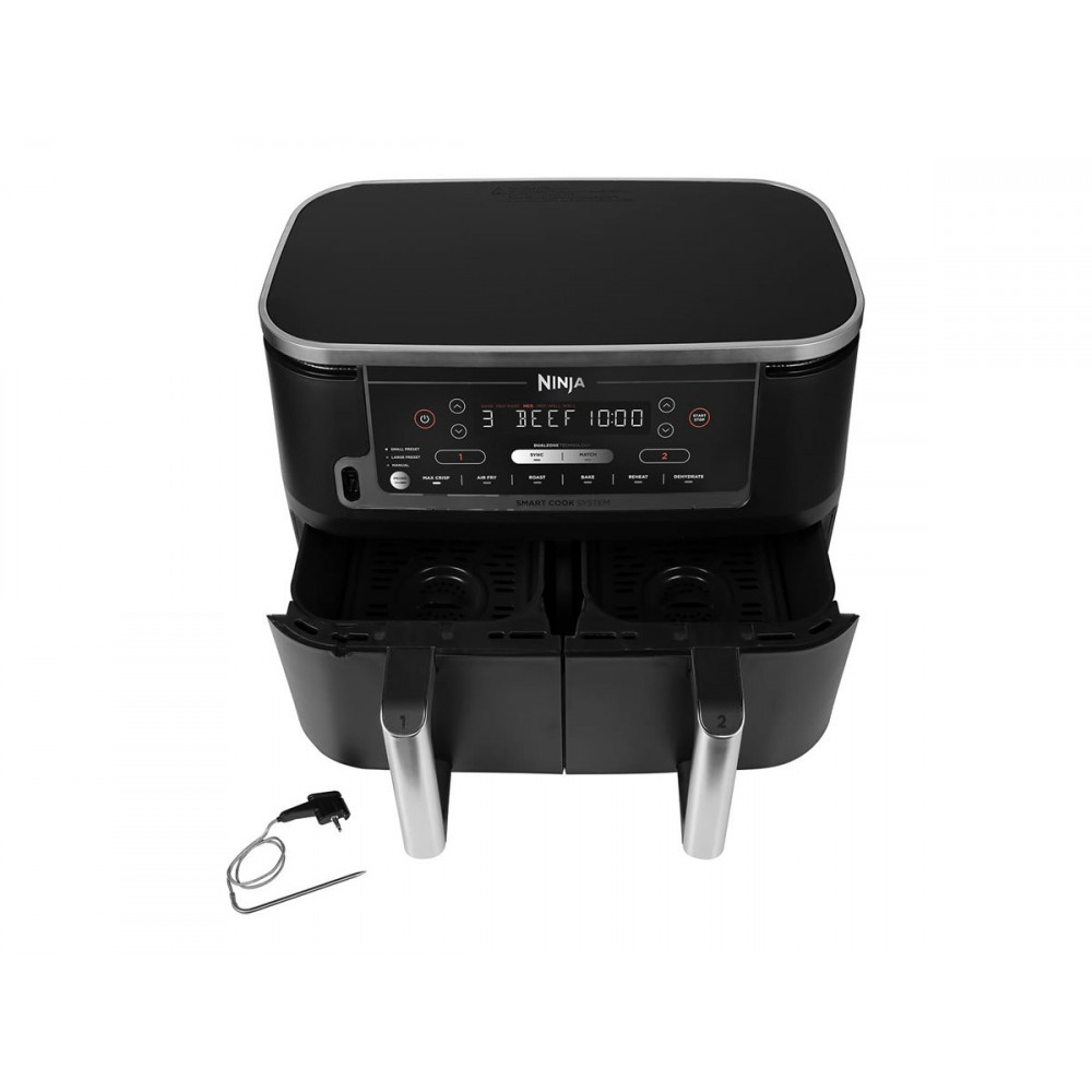 NINJA | Airfryer | AF451EU Foodi MAX Dual Zone | Power 2470 W | Capacity 9.5 L | Black