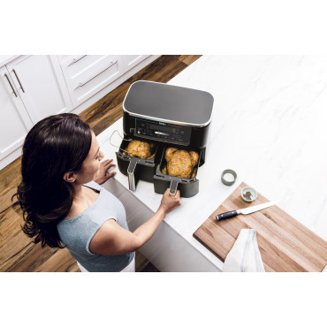 NINJA | Airfryer | AF451EU Foodi MAX Dual Zone | Power 2470 W | Capacity 9.5 L | Black