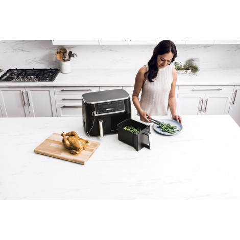 NINJA | Airfryer | AF451EU Foodi MAX Dual Zone | Power 2470 W | Capacity 9.5 L | Black