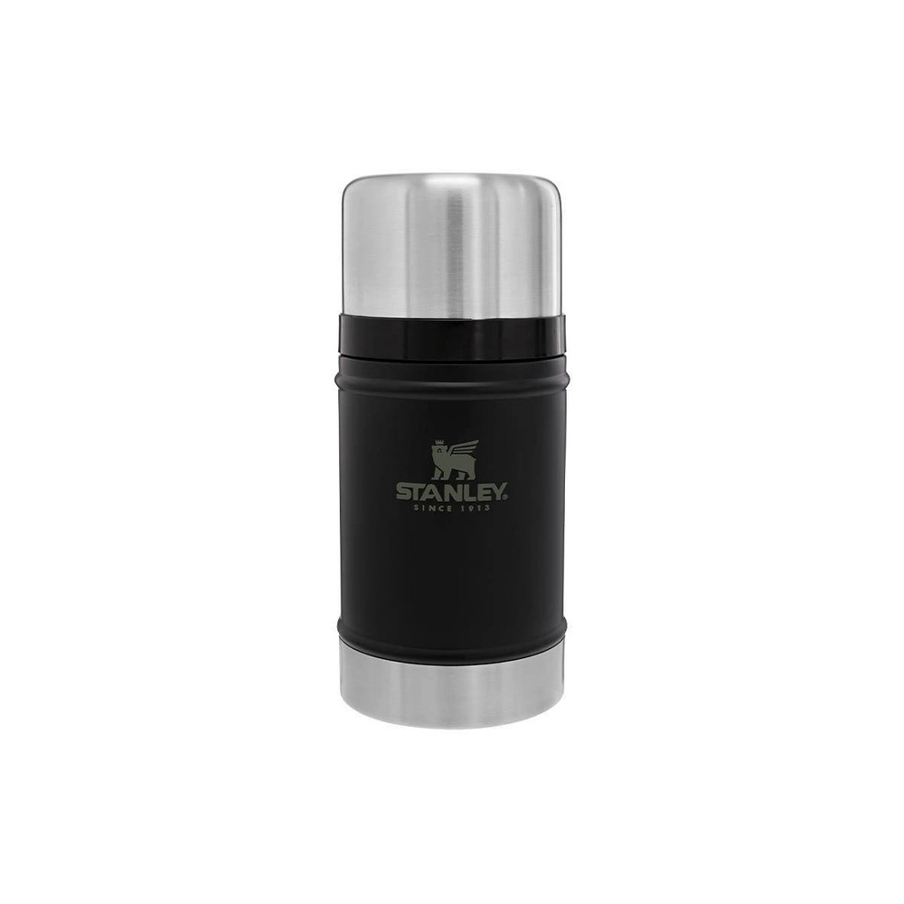 Stainless steel food thermos STANLEY CLASSIC, black, 0.7 L | Stanley