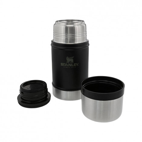 Stainless steel food thermos STANLEY CLASSIC, black, 0.7 L | Stanley