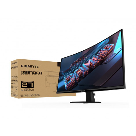 Gigabyte | GS27QCA EK | 27 " | VA | 180 Hz | 1 ms | 2560 x 1440 pixels | 250 cd/m | HDMI ports quantity 2