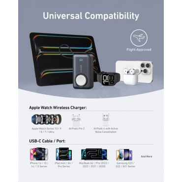 Anker MagGo Power Bank | 10000 mAh | Black Stone