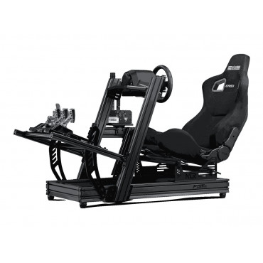 Next Level Racing ERS1 Elite Racing Seat, Leather and Mesh Edition | Black