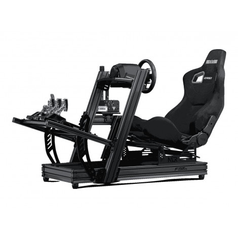 Next Level Racing ERS1 Elite Racing Seat, Leather and Mesh Edition | Black