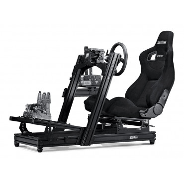 Next Level Racing ERS1 Elite Racing Seat, Leather and Mesh Edition | Black