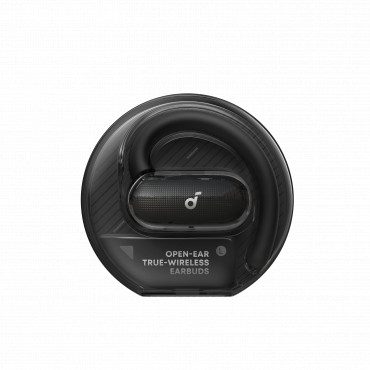 Anker Soundcore Open-Ear Headphones, Comfortable Fit, Clear Sound, Lidless Case | V40i | Built-in microphone | Bluetooth | Black