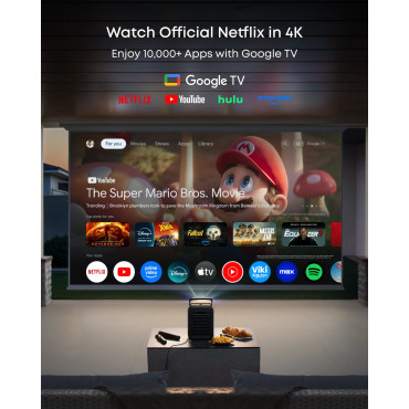 Anker Nebula Laser Projector | 4K UHD (3840 x 2160) | 3500 ANSI lumens | Black/Gray