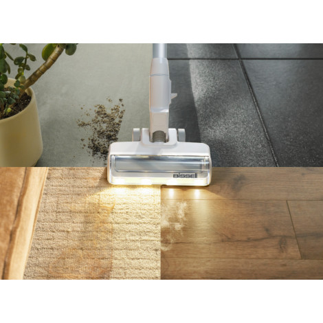 Bissell Stick Vacuum | PowerClean | Cordless operating | 200 W | Operating time (max) 40 min | Warm White/Gray/Sparkling Silver