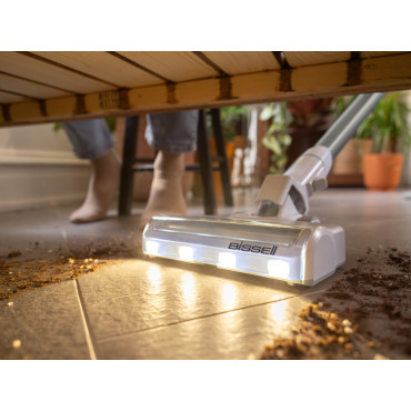 Bissell Stick Vacuum | PowerClean | Cordless operating | 200 W | Operating time (max) 40 min | Warm White/Gray/Sparkling Silver