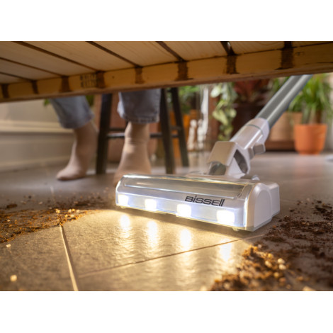 Bissell Stick Vacuum | PowerClean | Cordless operating | 200 W | Operating time (max) 40 min | Warm White/Gray/Sparkling Silver