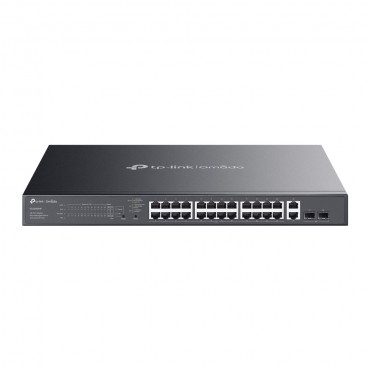 TP-LINK Omada 28-Port Gigabit Easy Managed Switch with 24-Port PoE+ | ES228GMP | Managed | Rackmountable | SFP ports quantity 2