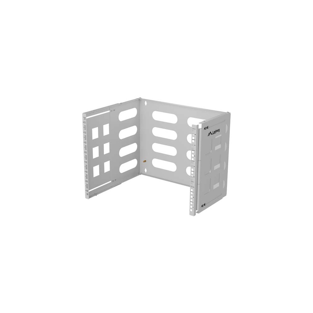 Lanberg Folding Bracket Wall-mount 19" 8U 497x400/240, Grey | Lanberg