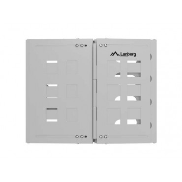 Lanberg Folding Bracket Wall-mount 19" 8U 497x400/240, Grey | Lanberg