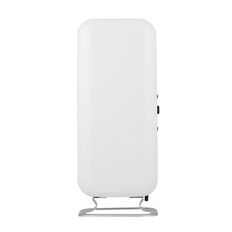 Mill | Heater | AB-H1000DN | Oil Filled Radiator | 1000 W | Number of power levels 3 | Suitable for rooms up to 12-16 m | White