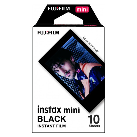 Fujifilm | Instax Mini | BLACK FRAME (10pl) Instant Film | 54 x 86 mm