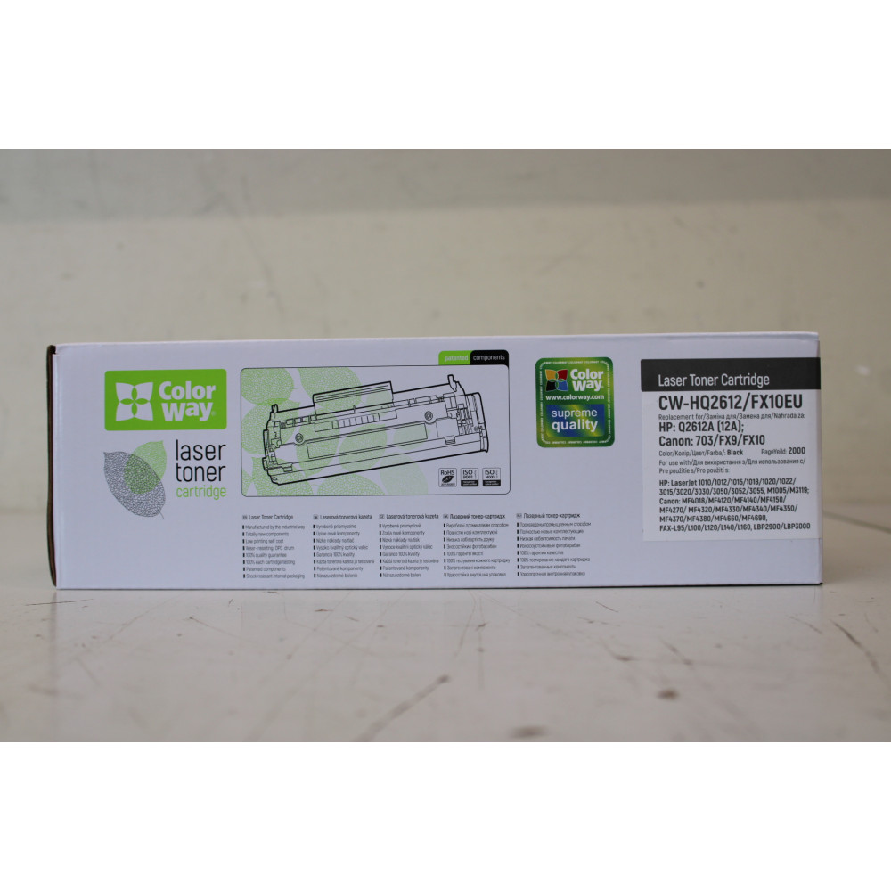 SALE OUT. ColorWay Toner Cartridge | Black | DAMAGED PACKAGING