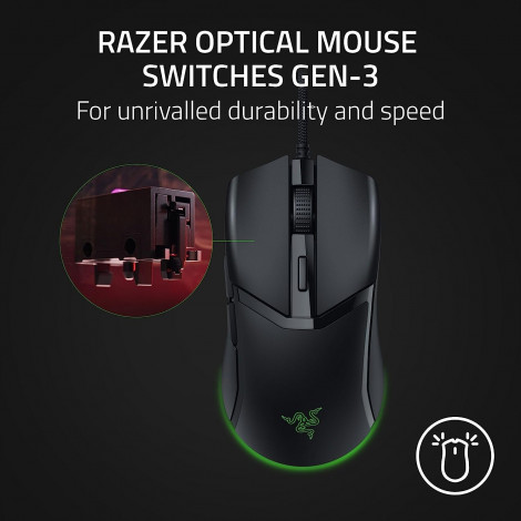 Razer | Gaming Mouse | Cobra | Gaming Mouse | Wired | Optical | Black | Yes