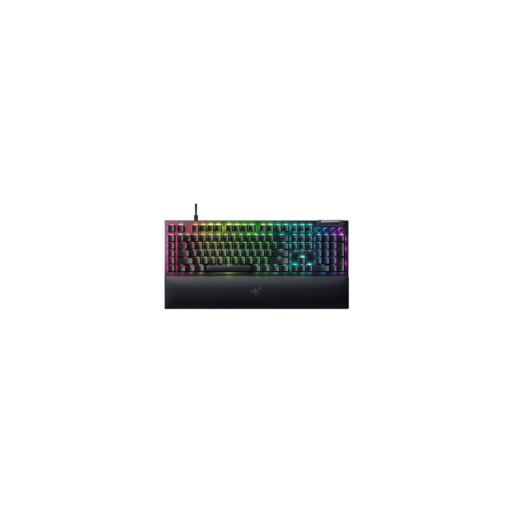 Razer | BlackWidow V4 | Mechanical Gaming keyboard | Wired | RGB LED light | US | Black | Yellow Switches