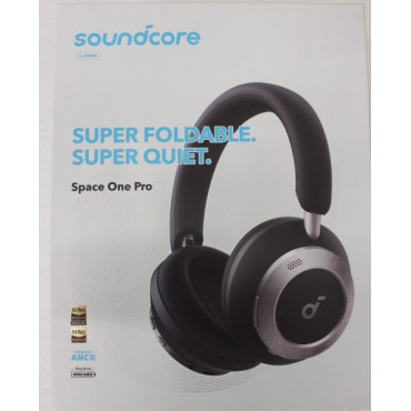 SALE OUT. Anker Soundcore Space One Pro Over-ear Headphones, Black | SALE OUT. Anker Soundcore | Foldable Headphones | Space One