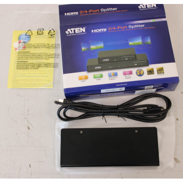 SALE OUT. Aten VS184A 4-Port 4K HDMI Splitter | SALE OUT. Aten 4-Port 4K HDMI Splitter | VS184A | Warranty 24 month(s) | UNPACKE