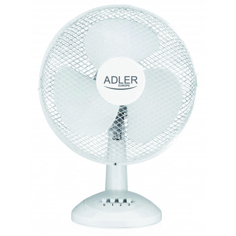 Adler | AD 7304 | Desk Fan | White | Diameter 40 cm | Number of speeds 3 | Oscillation | 45 W