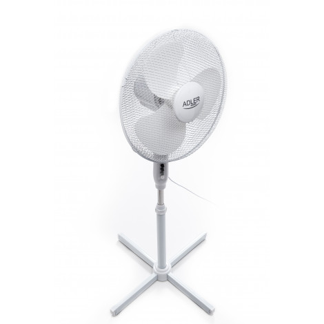 Adler | AD 7305 | Stand Fan | 45 W | Diameter 40 cm | Number of speeds 3 | Oscillation | White
