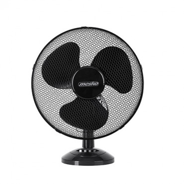 Mesko | Fan | MS 7308 | Table Fan | Black | Diameter 23 cm | Number of speeds 2 | Oscillation | 30 W