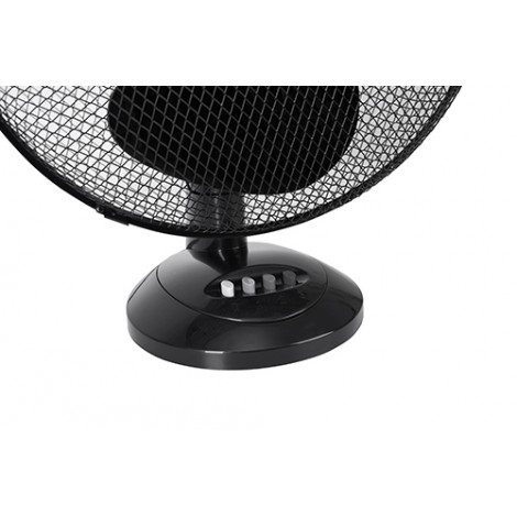 Mesko | Fan | MS 7308 | Table Fan | Black | Diameter 23 cm | Number of speeds 2 | Oscillation | 30 W