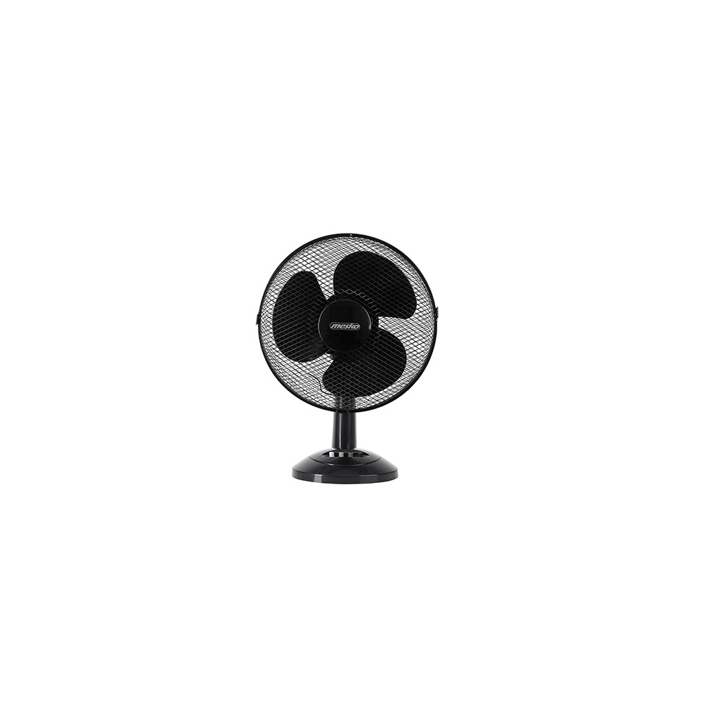 Mesko | Fan | MS 7309 | Table Fan | Black | Diameter 30 cm | Number of speeds 3 | Oscillation | 40 W