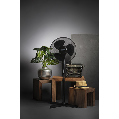 Mesko | Fan | MS 7311 | Stand Fan | 45 W | Diameter 40 cm | Number of speeds 3 | Oscillation | Black