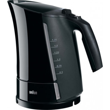 Braun | Kettle | WK 300 | Standard | 2200 W | 1.7 L | Plastic | 360 rotational base | Black