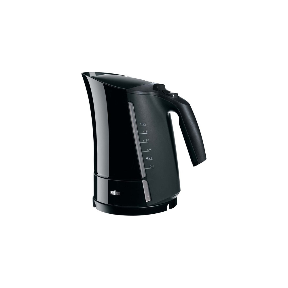 Braun | Kettle | WK 300 | Standard | 2200 W | 1.7 L | Plastic | 360 rotational base | Black