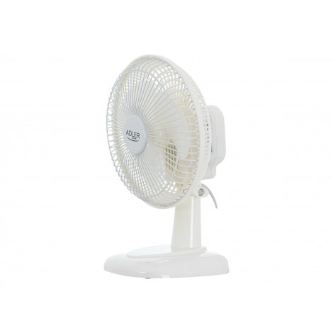 Adler | Fan with clip | AD 7317 | Table Fan | 30 W | Diameter 15 cm | Number of speeds 2 | White